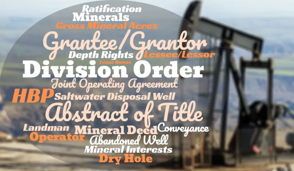 the most essential terms used in oil and gas