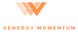 Venergy Momentum Logo White