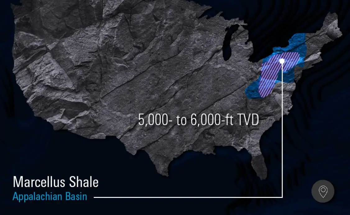 the large map of the Marcellus-Appalachian Basin